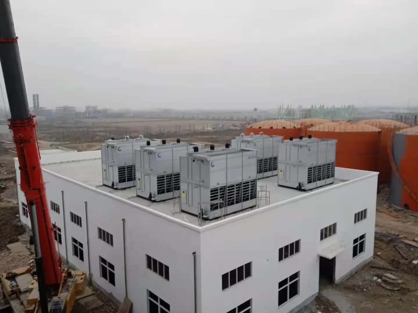 Carbon steel hot dip galvanized heat exchange corrugated tube closed circuit type cooling tower price