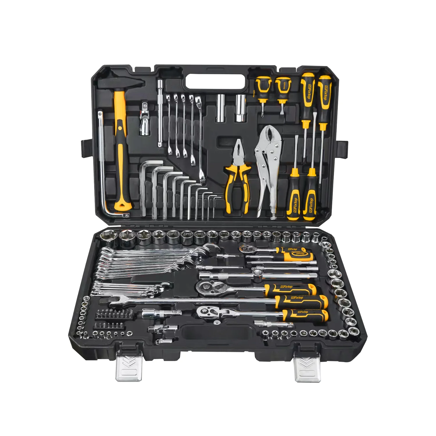 Vde GSFIXTOIP Home Hardware Portable Bike Motorcycle Heavy Duty Multi-purpose Mechanic Construction Tools Set Box Mechanic