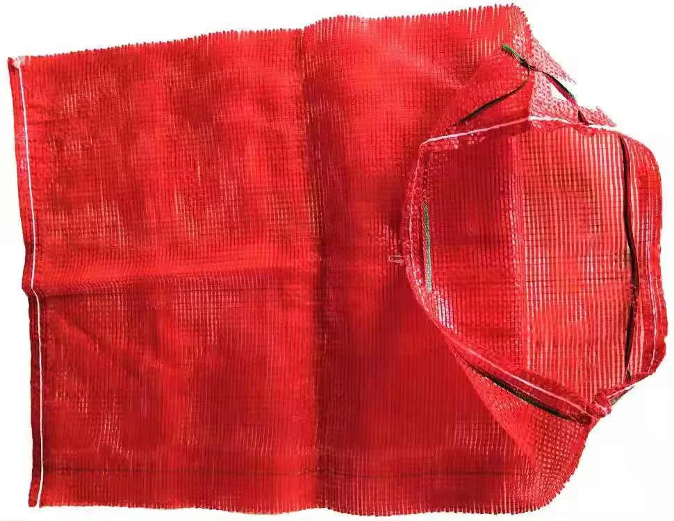Leno Bag Net Rolls Mesh Drawstring Bag for Firewood Onion Sacking