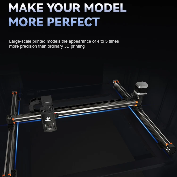 Mingda high quality stock large nylon carbon fibre 3d printer professional impresora large 3d printer for plastic