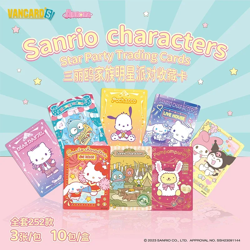 Wanhua Yunyou Sanrioz Family Star Party Card Collection Card Genuine Authorized Tide Play Card