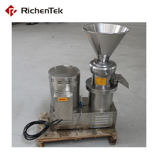 Automatic Almond Cocoa Roaster Rose Jam Grinder Pistachio Seseme Paste Grinding Peanuts Butter Making Machine Production Line