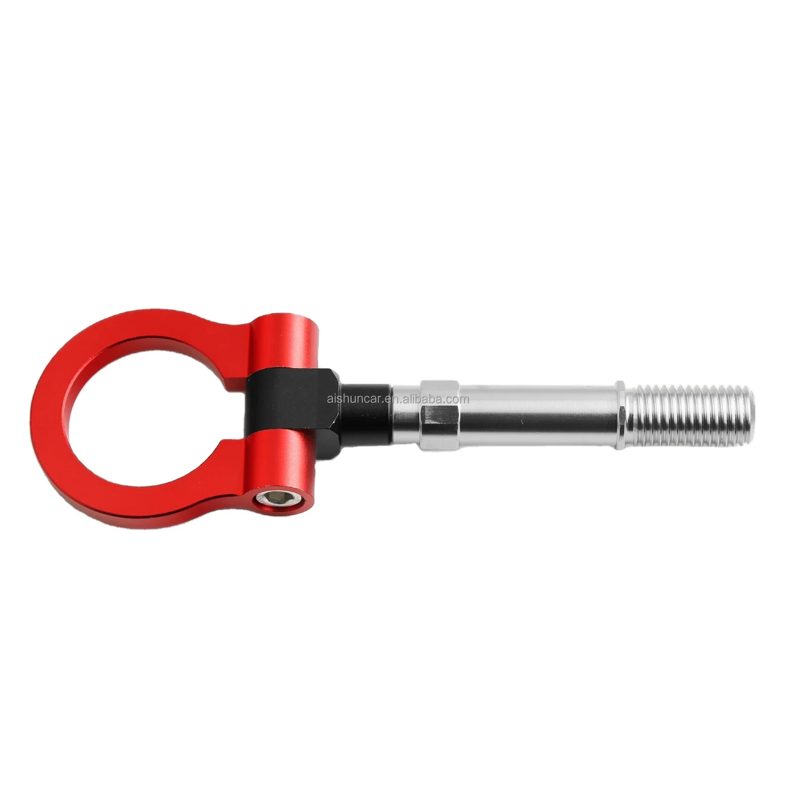 Aluminum CNC Rear Bumper Reverse Screw on Racing Tow Hook Kit Compatible With 14-up Mazda3 Mazda6, 13-up CX-5 16-up MX-5