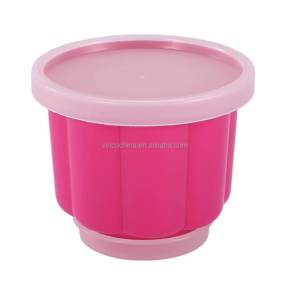 Reusable Plastic Dessert Molds for Jello Gelatin Ice Cream Freezer Containers Small Plastic Cups with Lids Coloured Jelly Moulds