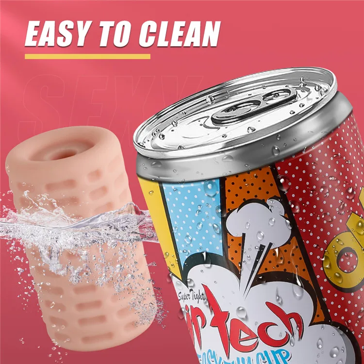 New Type Cans Male Sex Products Masturbation Cup Portable Mini Sucking Masturbation Cup For Male