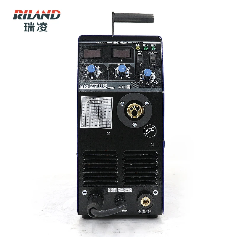 Riland dual voltage carbon dioxide welding machine integrated two gas protected cold welding machine MIG-251/270S