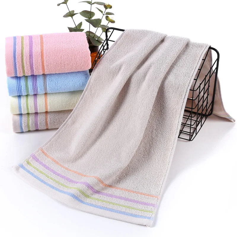 
Drop shipping cheap price high quality hotel custom logo 100 cotton towel 