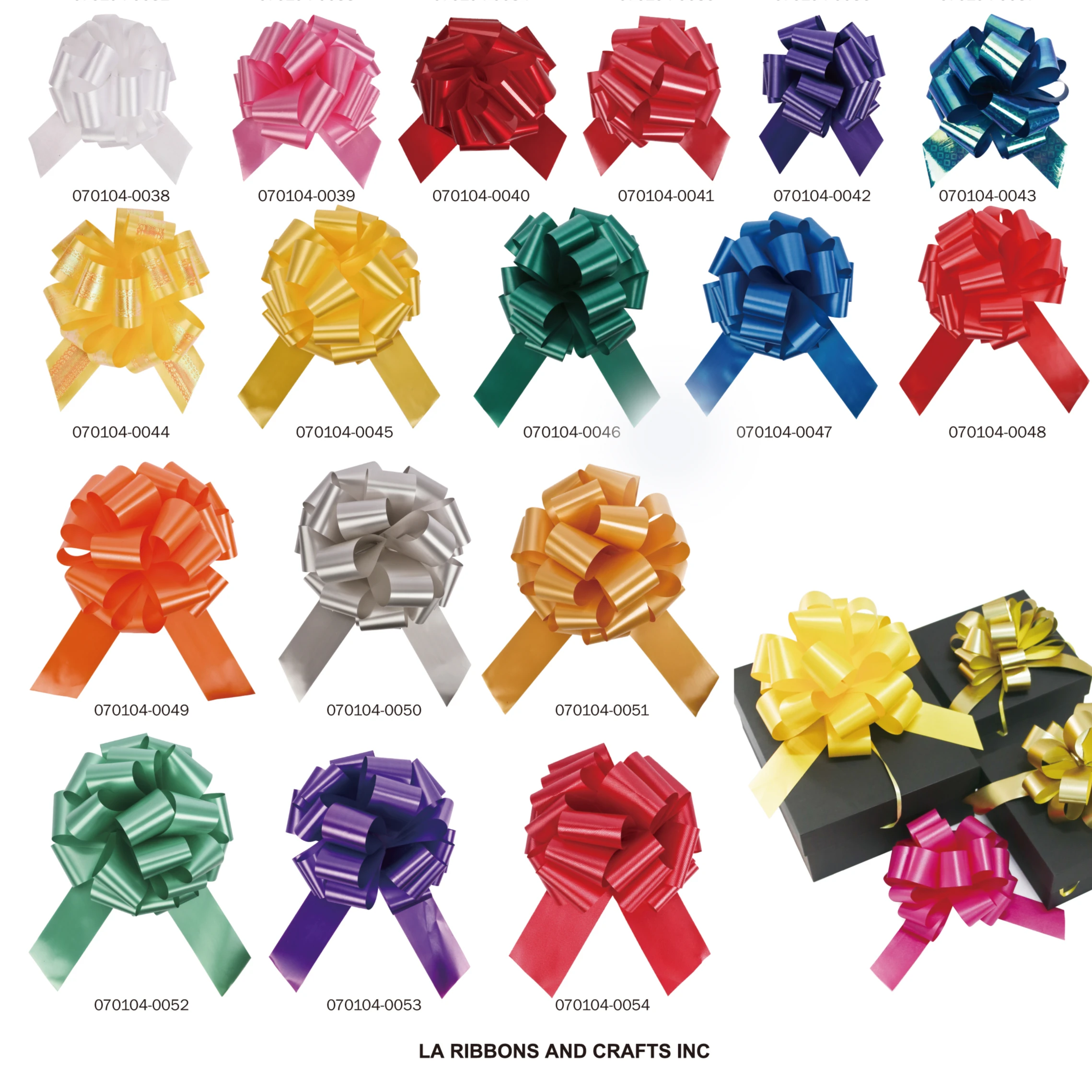 
Polypropylene Gift Pp Ribbon Gift Bow for Packaging Christmas Decoration Made in Vietnam 