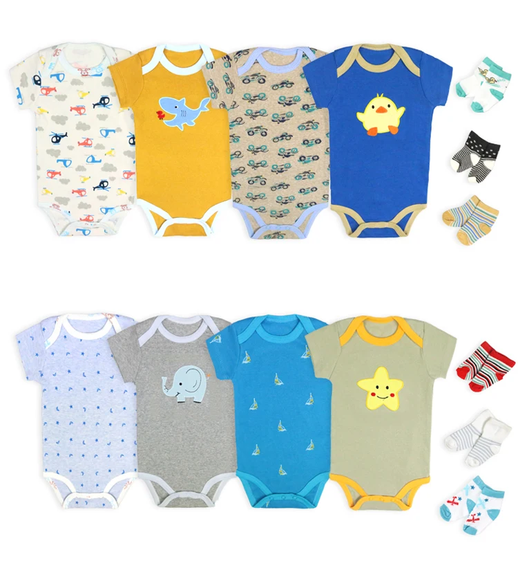 Crazy Sale Baby Clothes China Fashion Long Sleeve Baby Bodysuit 100% Organic Cotton Baby Bodysuit Set