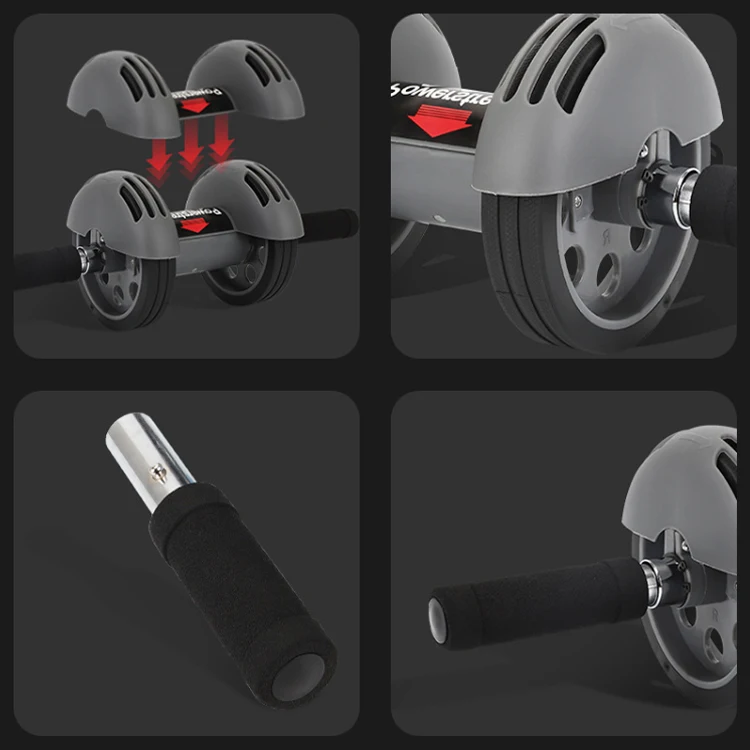 
High quality gym equipment Non-slip gym equipment abs abdominal wheel roller 
