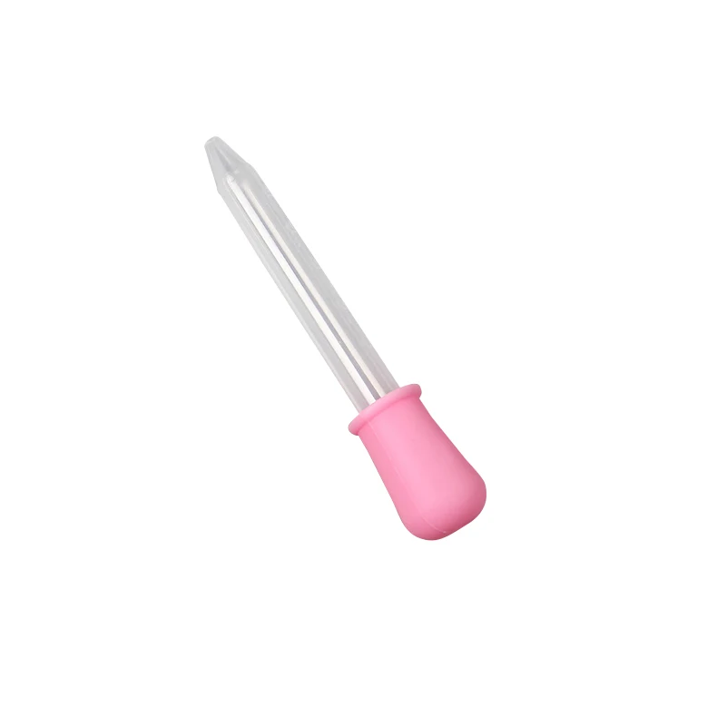 Newborn baby with scale silicone dropper feeder