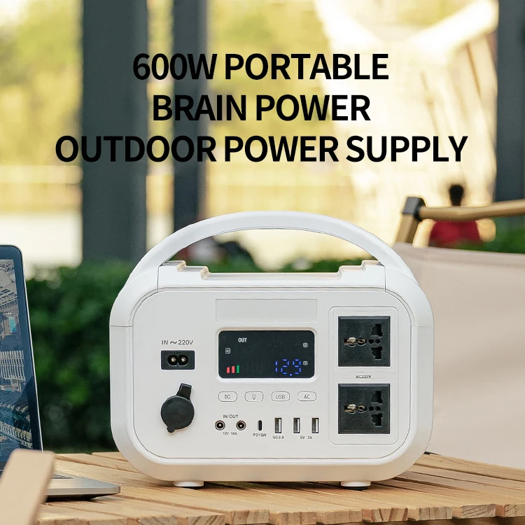 Storage Fast Charging 600W Solar Generator Power Bank 576Wh DC AC Pure Sine Wave Emergency Portable Power Station