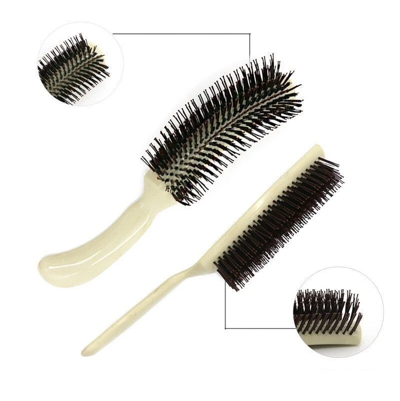Hard Bristle Hair Brush plastic bristle r Brush for Wedding Hair Styling