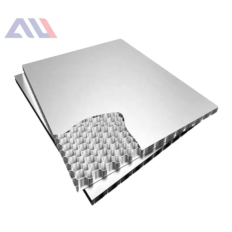 Economic 5052 alu alloy aluminum panel with honeycomb core aluminium sandwich sheet