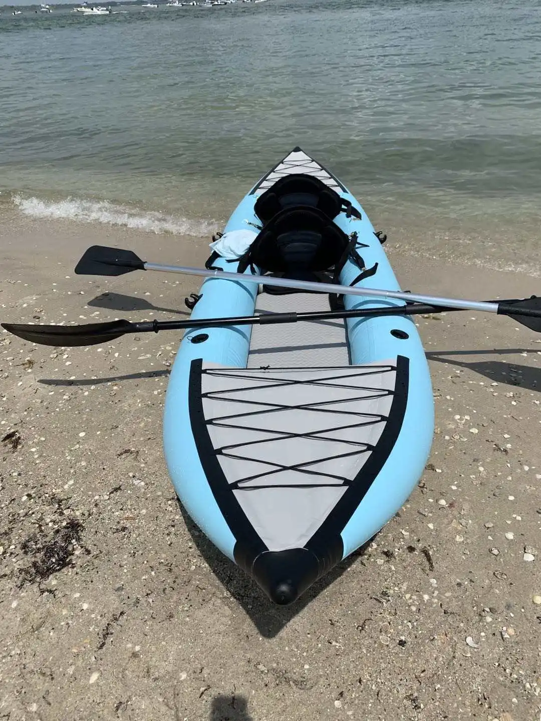 Sit on Top Foldable Pvc Canoe Fishing Inflatable Kayaks for 2 Person