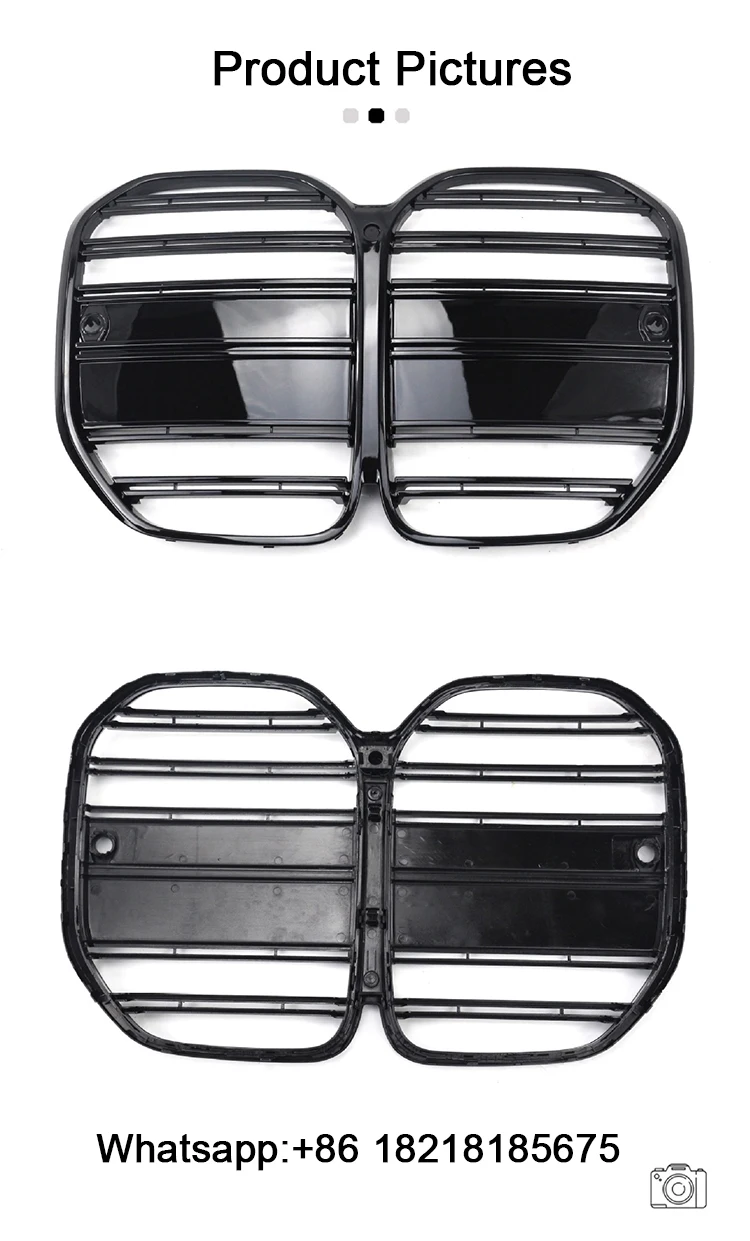 Newest 4 series 21+ G22 ABS material glossy black MP front grille for BMW