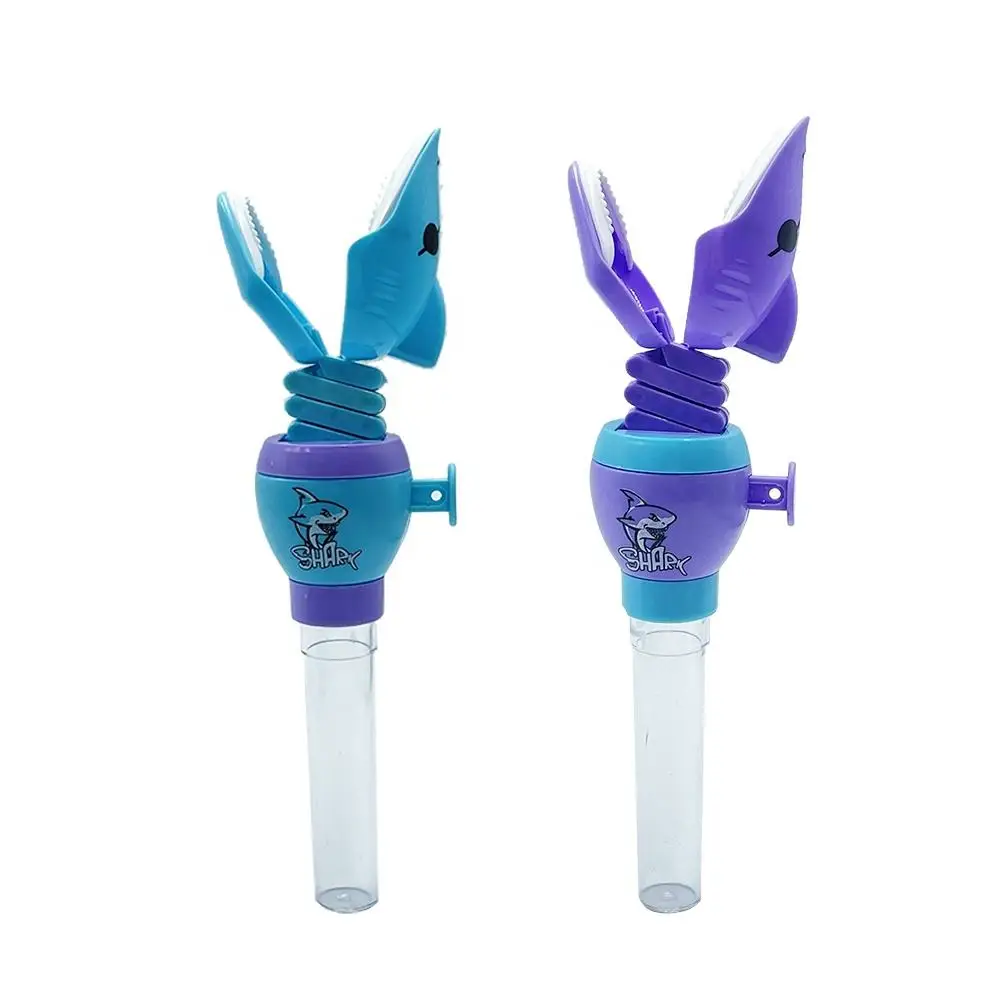 Promotional toys telescopic shark head  fill In candy underwater world toy candy