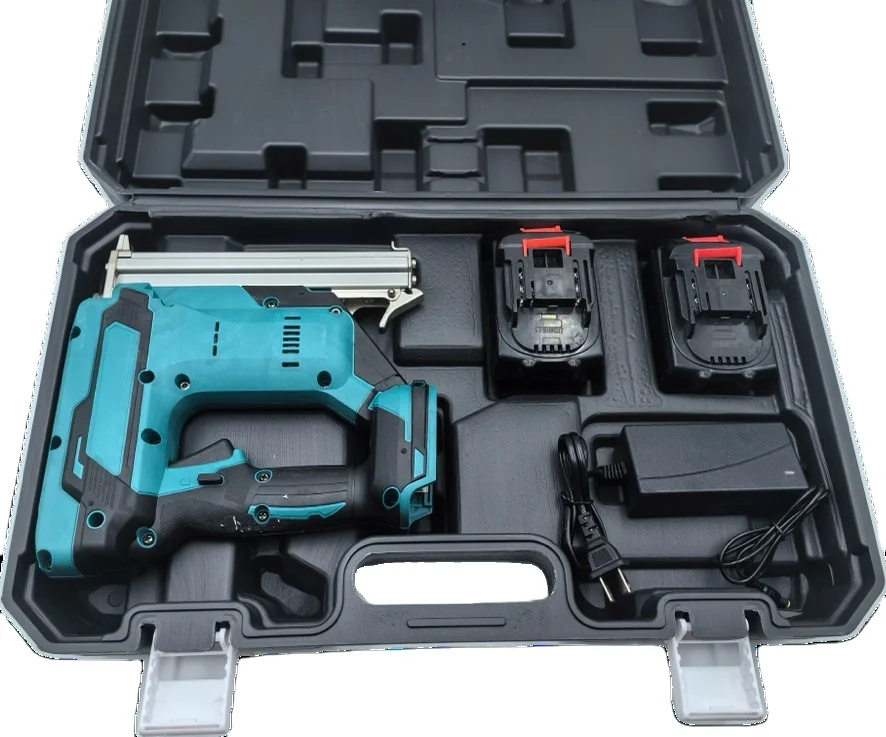 Hot Sell Electric Wireless Lithium Battery Portable Rechargeable Nail Gun For Nails Nailer Upholstery Tools