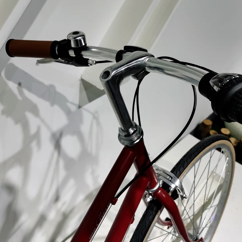 Road bike 700C aluminium alloy frame mens bicycle adult 7 speed road racing bike