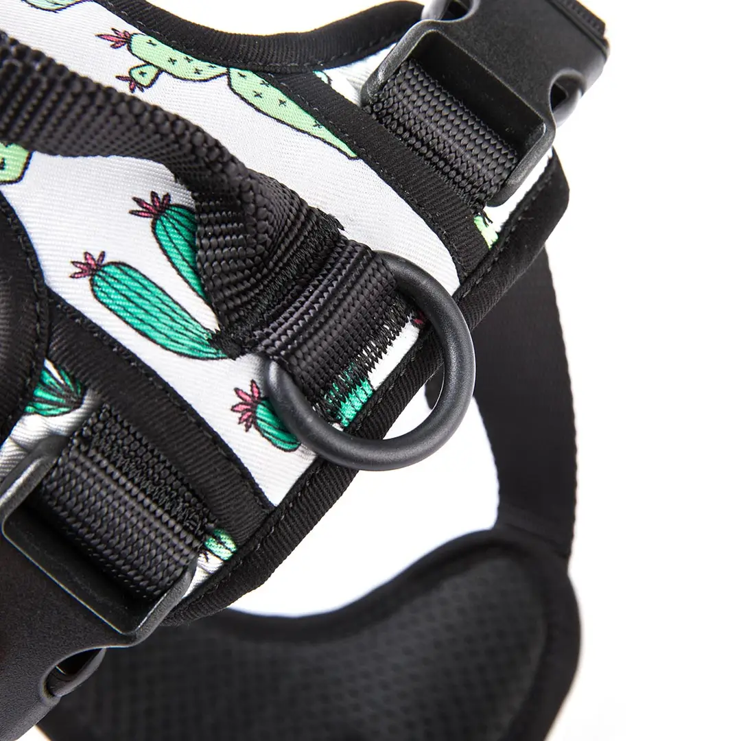 All Weather Mesh Harness And Reflective Dog Pet Leash With Neoprene Handle For Small Medium And Large Breed Puppies