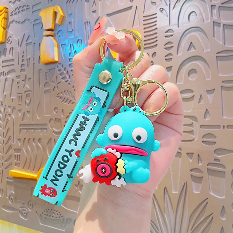 Cute clown fish backpack key chain pendant wholesale ins small gift doll school bag pendant key ring