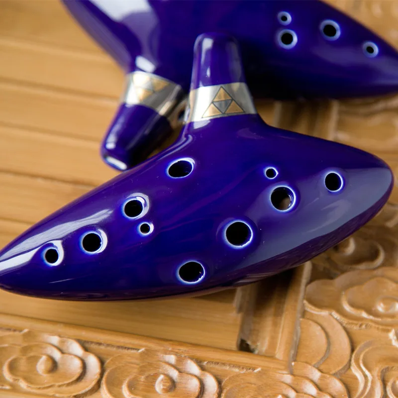 12Hole Forest Whisper Ocarina Classic Straw fire Masterpiece Collectible Alto C Ceramic Ocarina Music Instrument Gift Idea flute