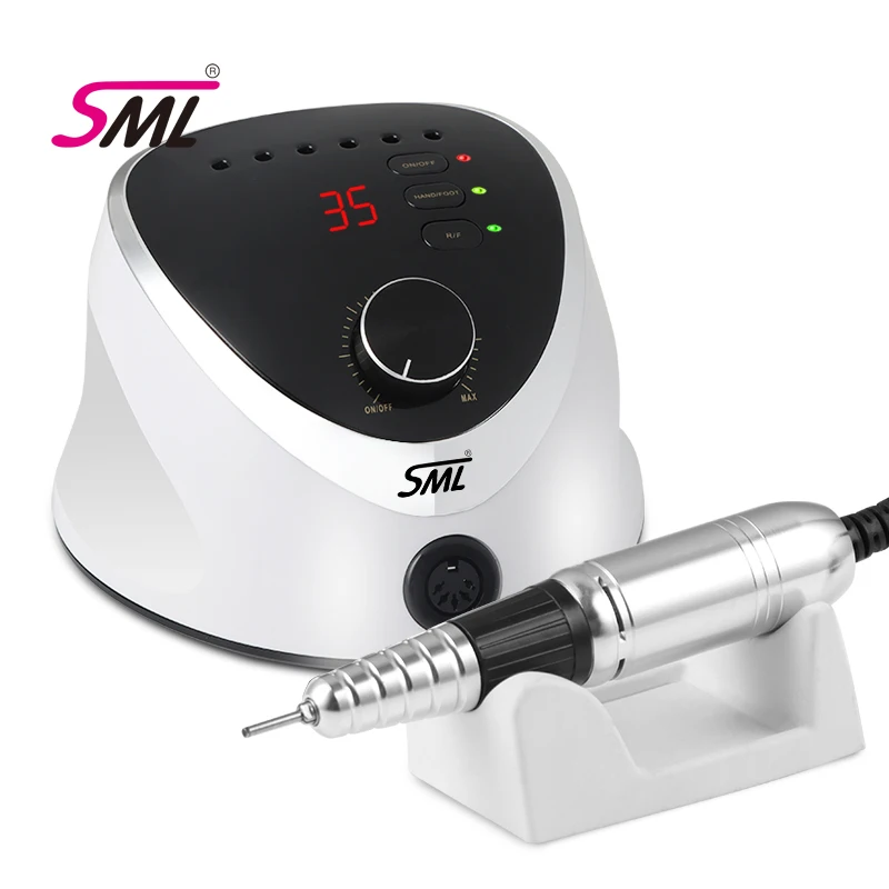 SML Own brand Professional Electric  Nail Drill Machine  m12 machine nail drill with drill bits set