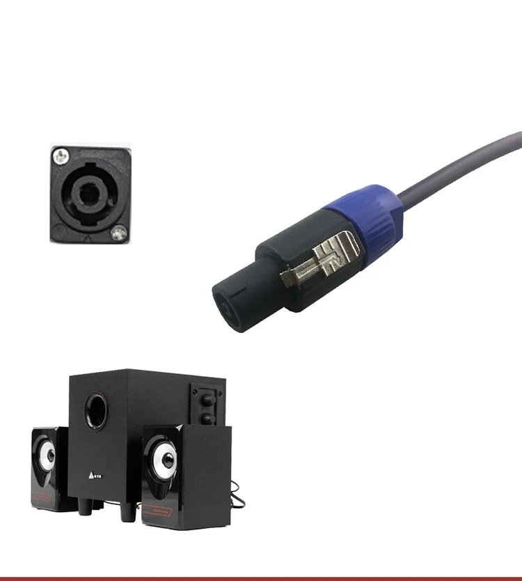 NL4FC кабель громкоговорителя Om Plug 4 Pin динамика для активного м/м 1 м 2 3 5 Высокое