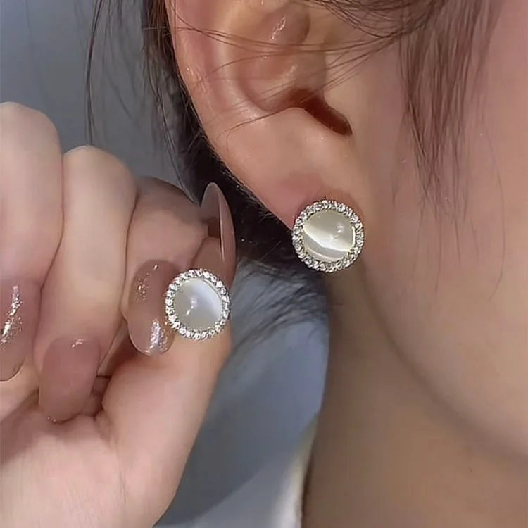 Fashion 18K gold earrings bracelet necklace ring moving rotating decompression jewelry set for wedding