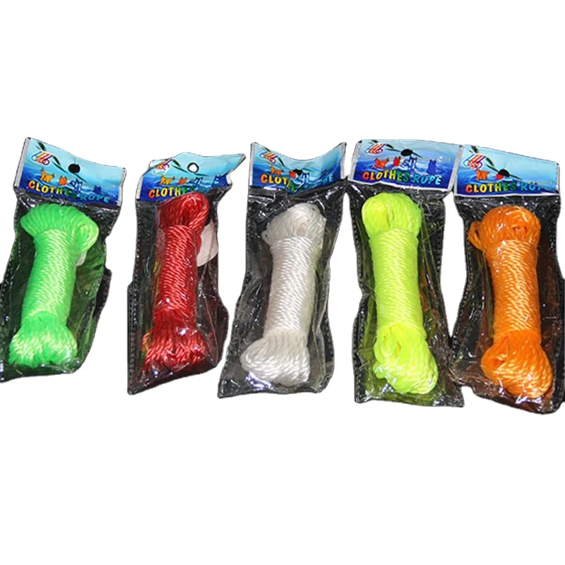 3mmx10m Braided Polypropylene Rope PE Clothes Line Packing Rope