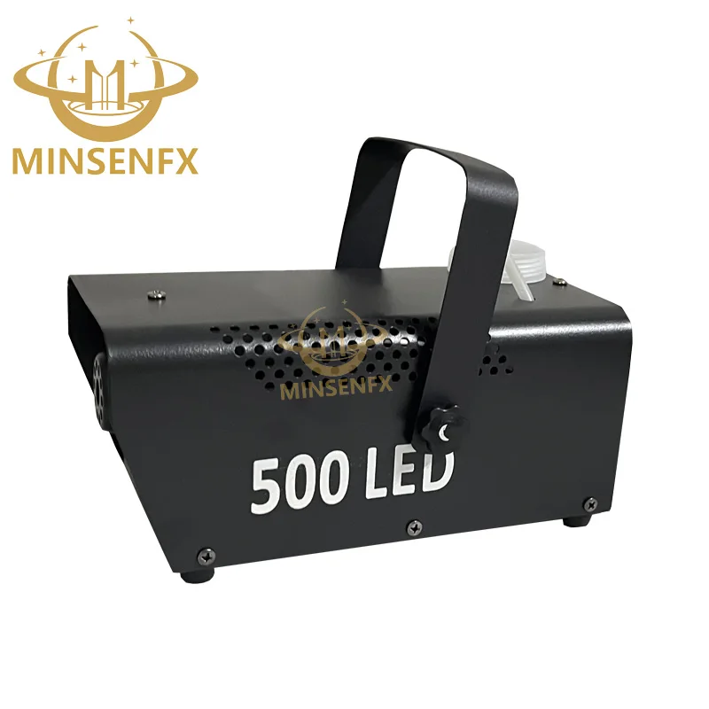MINSENFX Professional Mini 500w Smoke Fog Machine Rgb Leds Stage Wedding Party Dj Smoke Machine