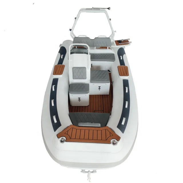 CE high speed 4.2m rubber rigid inflatable sport aluminum rib boat 420 for sale