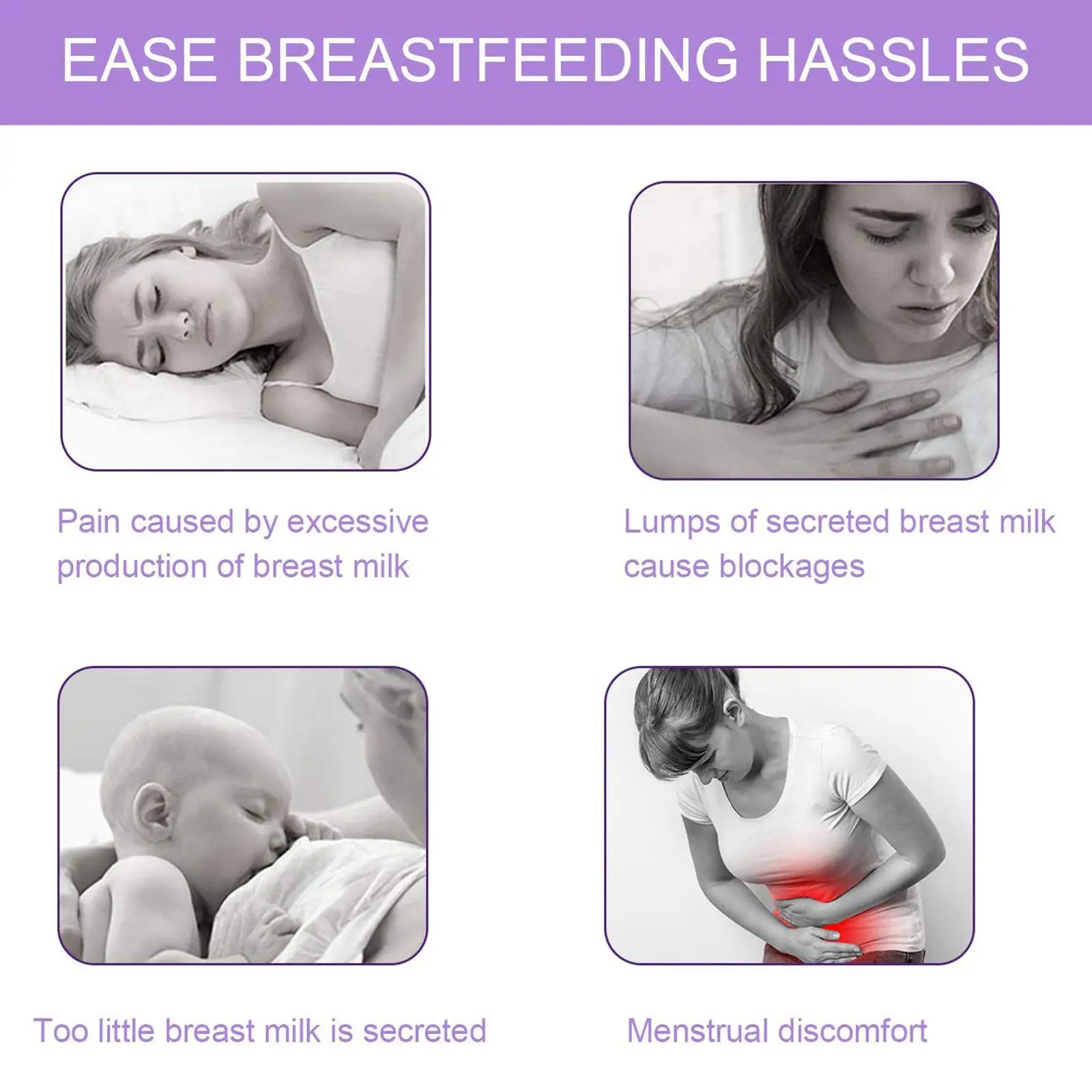 Trending Products 2023 New Arrivals Pregnant Women Postpartum Breast Care Pad Hot Cold Compress Pad Breast Soothing Ice Packs