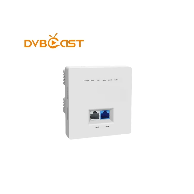 1GE+2.5GE 86 Type XPON ONU Support IP4/IP6 Virtual Server Line Testing Fiber Optical MINI Plastic Material