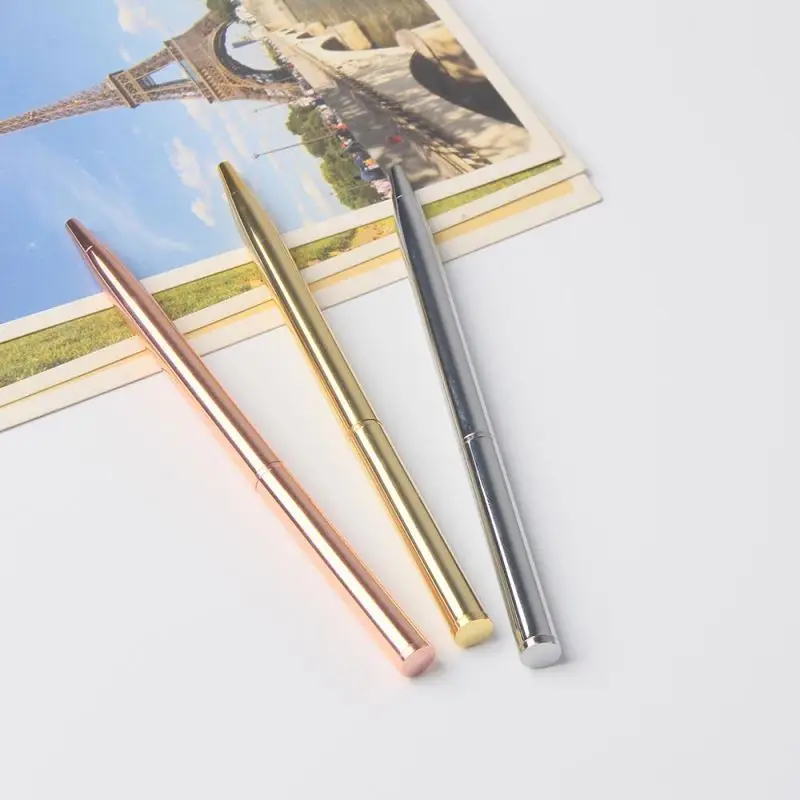 Fashionable hotel promotional ballpoint pen raw material can be assemble cross gold rose gold sliver metal ball pen nice quality