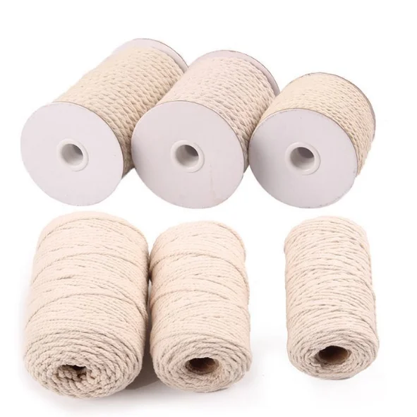 Colored cotton rope /cotton string/ cotton cord with high quality