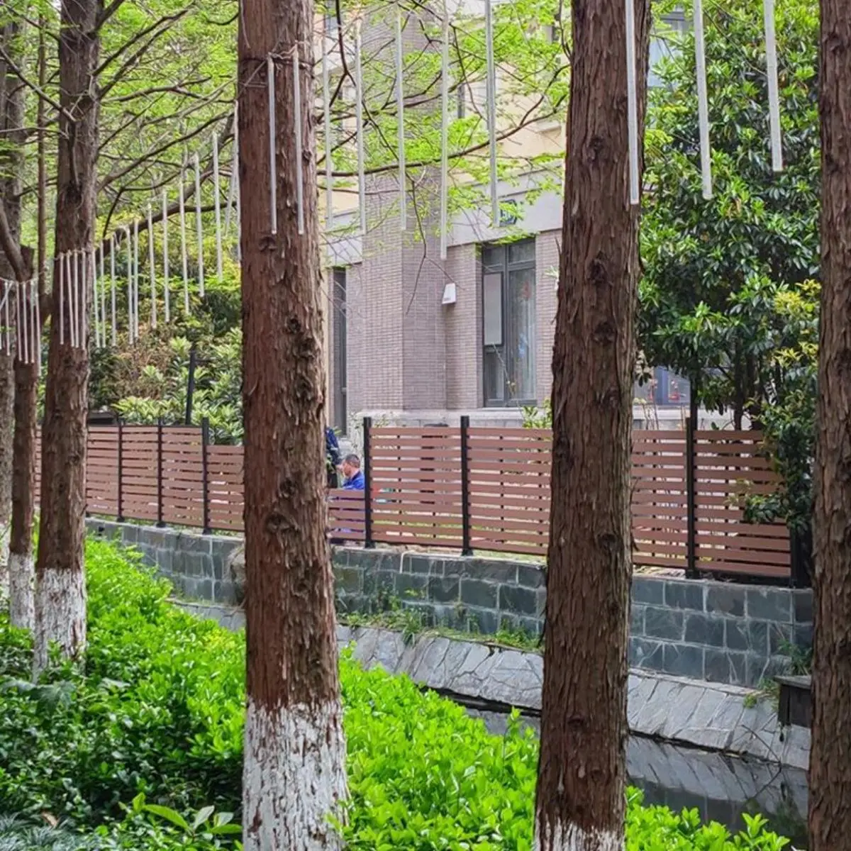 New Product Waterproof Wood Plastic Fence Uv Protection Wood Plastic Composite Fence Wpc Garden Fence