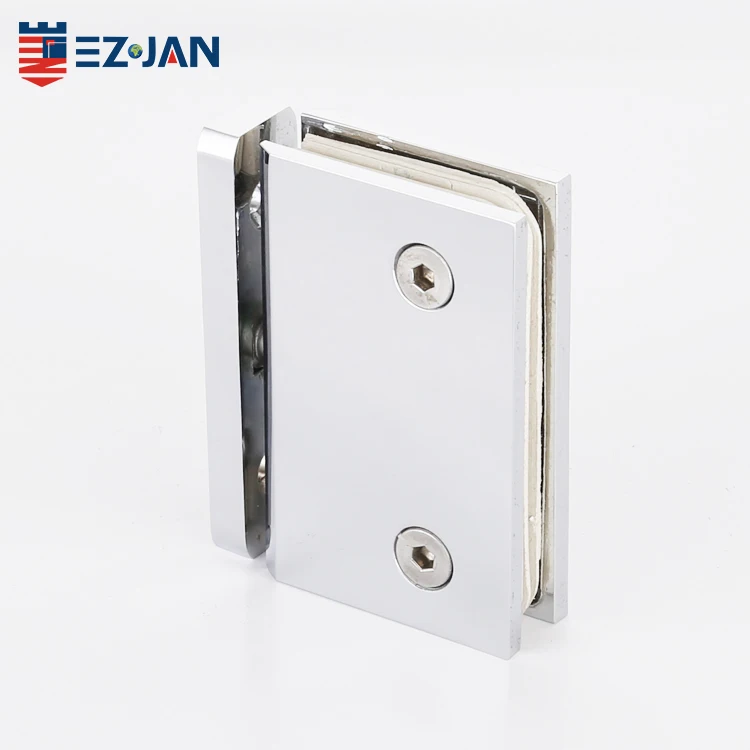 Factory hot sale  Stainless Steel Material Shower room accessories Sliver color 0 degree glass door Shower hinge