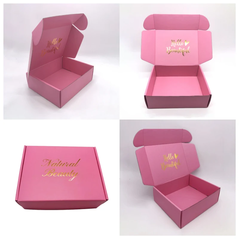 Wholesale Custom Printed Unique Corrugated Shipping Boxes Custom Logo Cardboard CMYK Printing Mailer Box