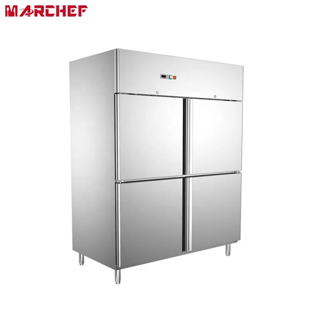 CE stainless steel 304 commercial hotel restaurant air cooled fridge industrial chiller and freezer