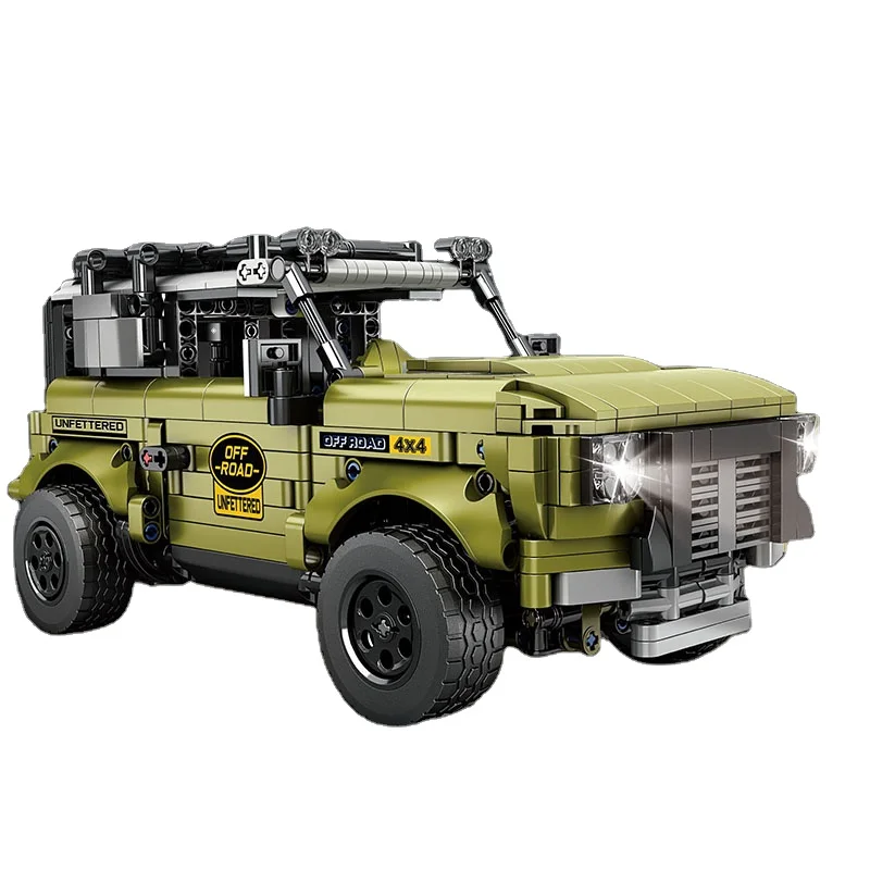 1358 шт. Новый RC range rover строительный блок игрушечный автомобиль