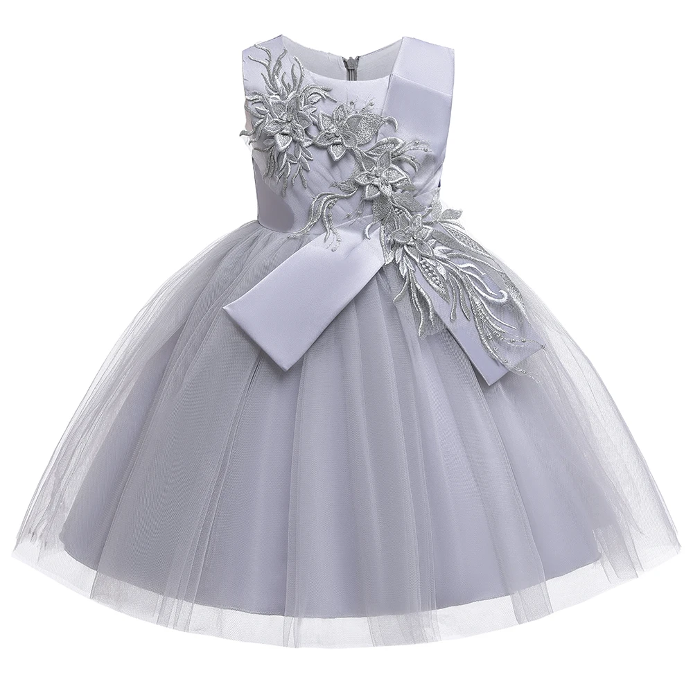 MQATZ Latest Beautiful Applique Girl Dress Hot Selling Party Baby Ball Gown Lovely Frock for 3-10 Years L5150
