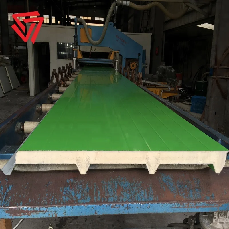 Heat insulation cost-saving sip panel,PU sandwich panel for wall and roof Sound insulation Easy install