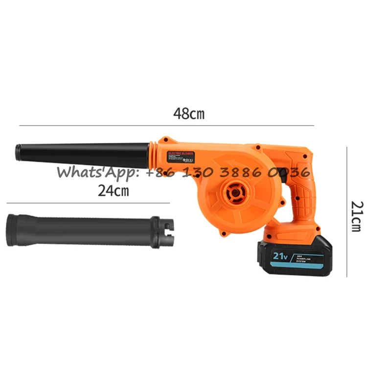 DC-21V Industrial Highly Efficient Dust Removal Electric Blowing Fan Machine Blow And Suck Dual-purpose Lithium Air Blower