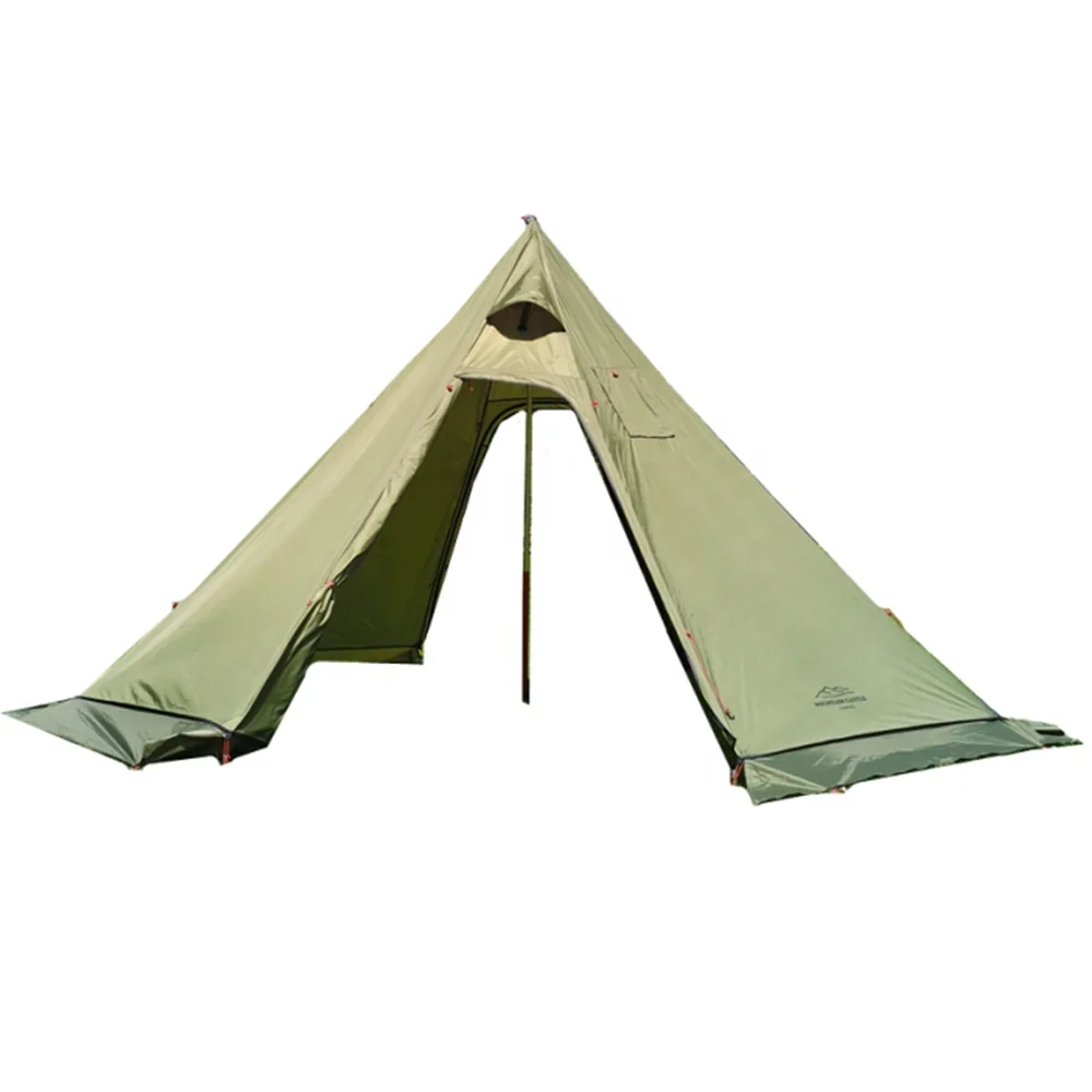 MCETO 400PRO Lightweight Tipi Hot Tents With Stove Jack Teepee Sun Shelter Hunting Adventure Hiking Camping