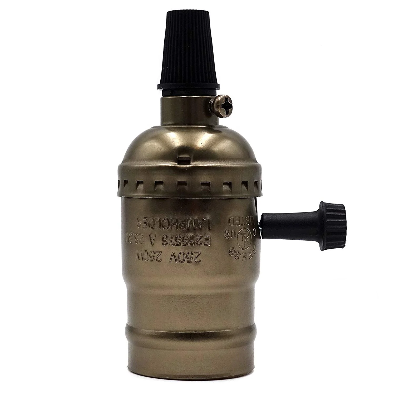 E26 E27 Vintage Screw Aluminum Lamp Socket Lamp Holder