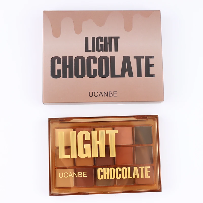 2022 New Own Brand Makeup Cosmetics 15 Colors Glitter Matte Waterproof Eyeshadow Palette