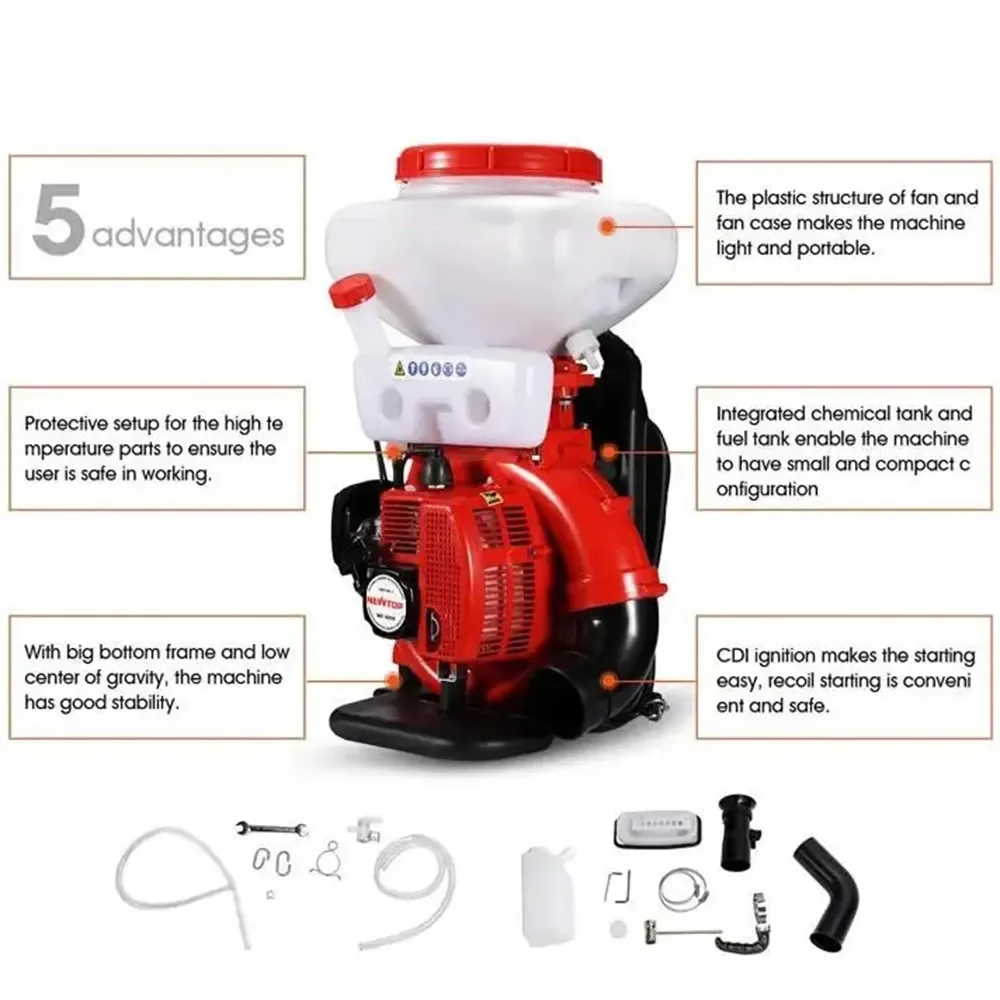 41.5cc Sprayers  20l Gas Sprayer Knapsack Mist Duster Backpack Sprayers Agricultural 3WF-3A