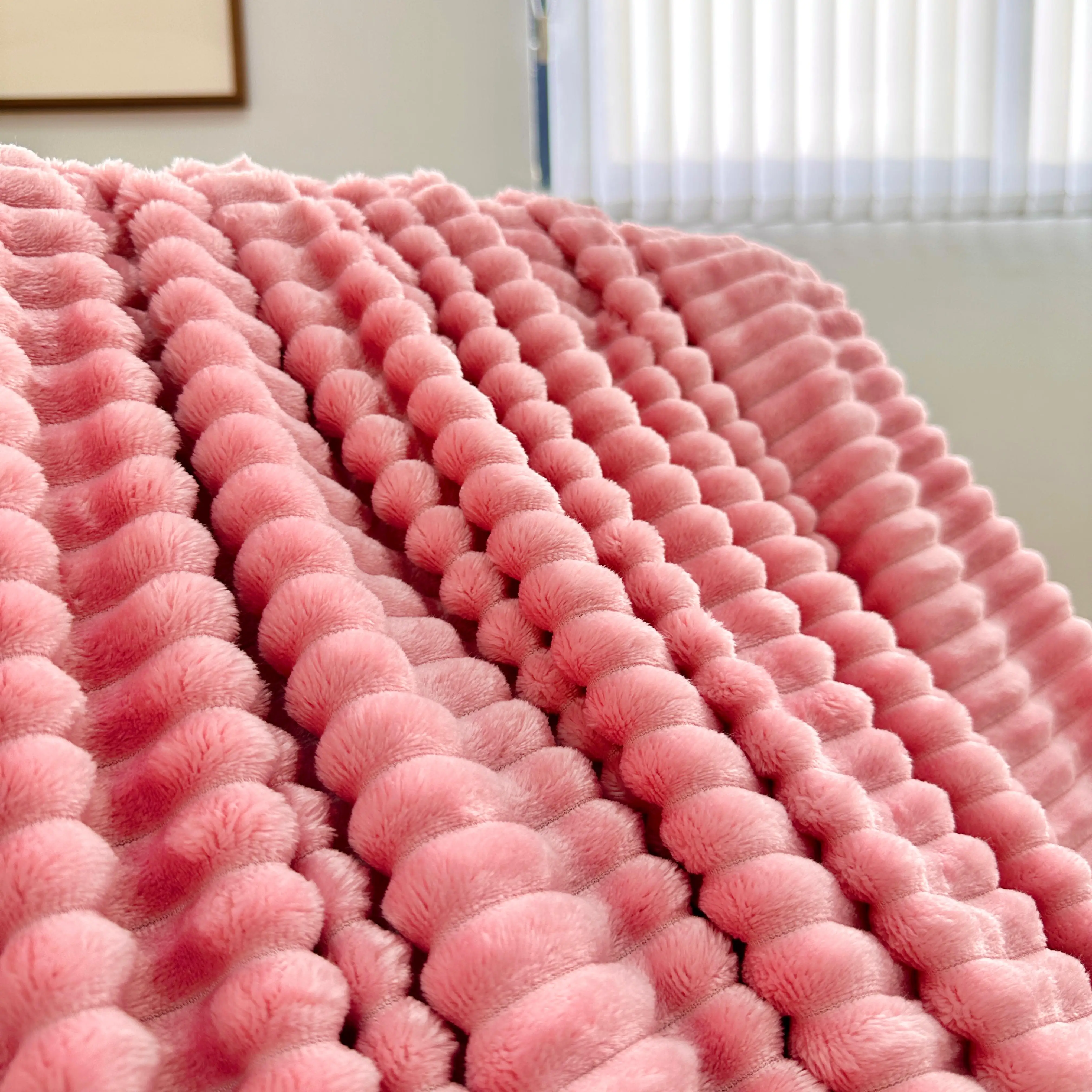 Wholesale Warm Winter King Size Custom Throw Coral Eco-Friendly Flannel Soft Winter Blankets