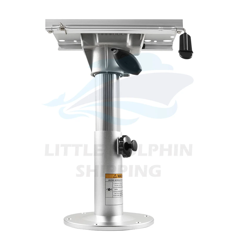 Little Dolphin Wholesale Aluminium Adjustable Pedestal for Boat Seat Customized High Quality Seat Pedestal